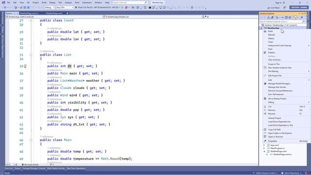 12 - DataBinding in Weather Collection View смотреть онлайн