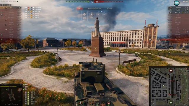 КВ 5 на карте Энск, 13 фрагов, Колобанов. WoT 1.6.1. 2К VIDEO. смотреть онлайн