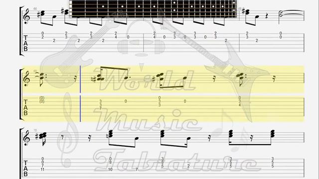 Doors The Light My Fire GUITAR 1 TAB смотреть онлайн