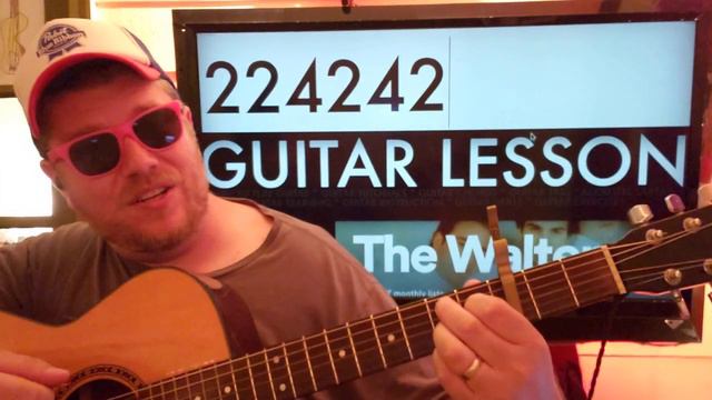 How To Play i love you so- The Walters Guitar tutorial (Beginner lesson!) смотреть онлайн