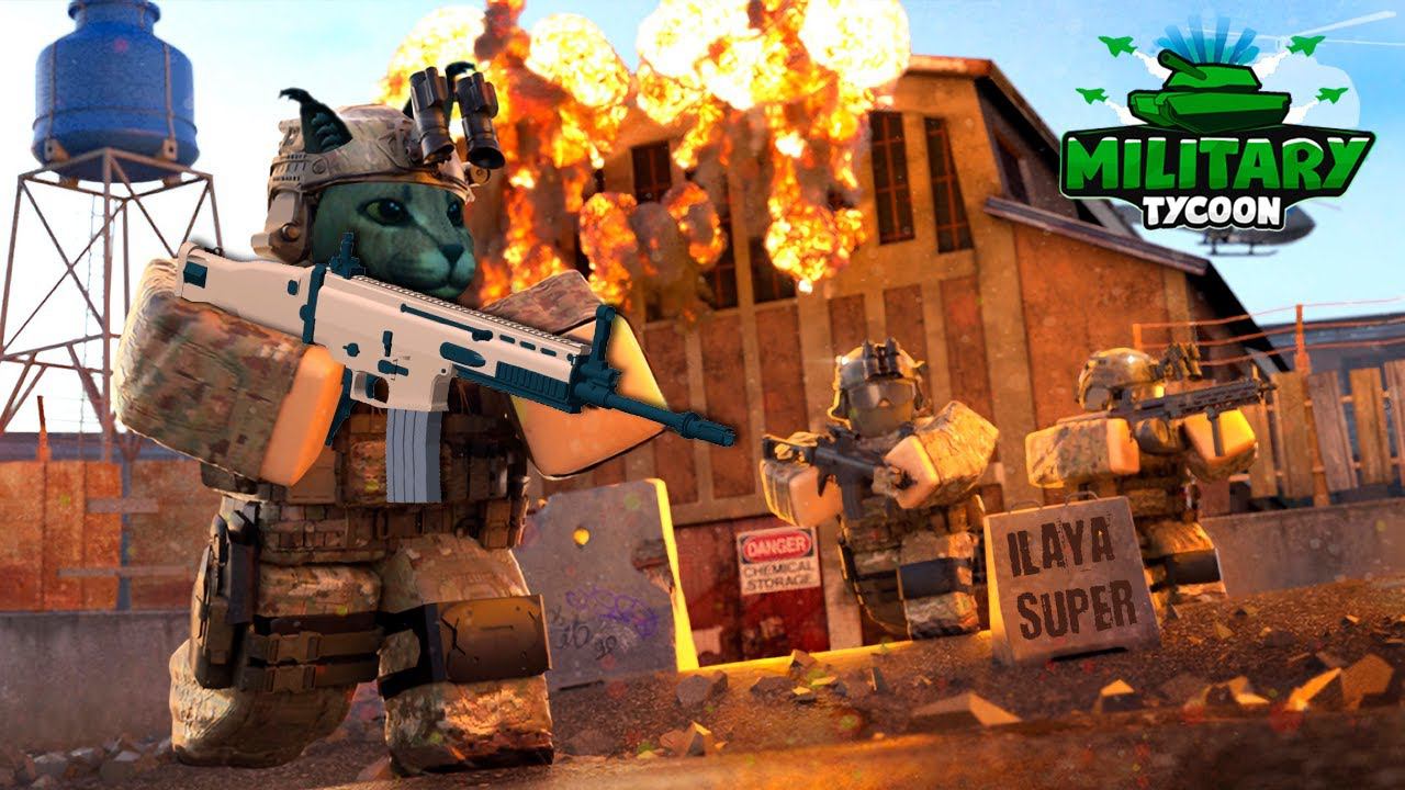 Захват крепостей и нефтяных вышек - Roblox Military Tycoon смотреть онлайн