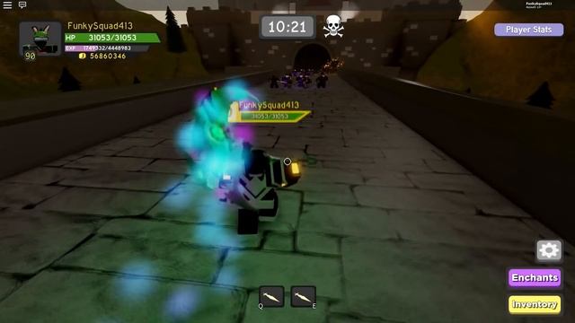 I GAVE AWAY Roblox CODES everytime I DIED | ROBLOX: Dungeon Quest смотреть онлайн
