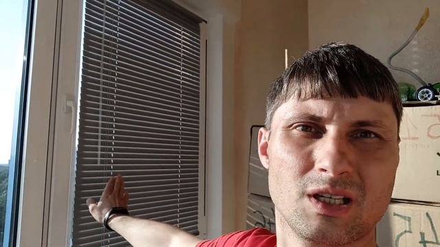 КАБИНЕТ НА БАЛКОНЕ | УСТАНОВКА ГОРИЗОНТАЛЬНЫХ ЖАЛЮЗИ // Installation of horizontal blinds смотреть онлайн