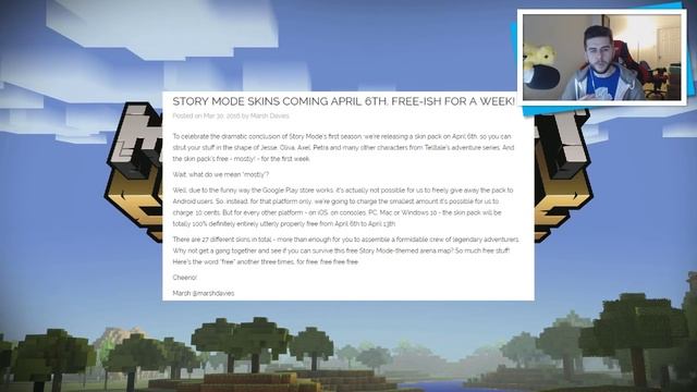 ★Minecraft Xbox 360 + PS3 - Minecraft Story Mode FREE! Skinpack & Arena Map COMING! (FREE SKINS!)★ смотреть онлайн