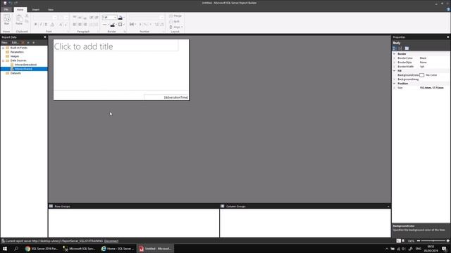 SSRS Report Builder Part 4.2 - Shared Data Sources and Datasets смотреть онлайн