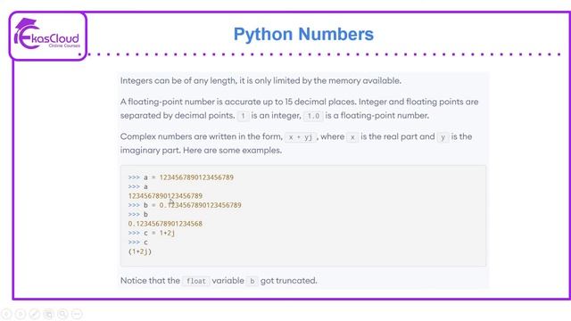 #Python Data Type Number List | Ekascloud | English смотреть онлайн