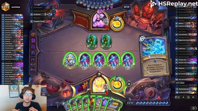 Tic Tac's Top 100 Deck is AWESOME!!! - Skeleton Mage - Hearthstone смотреть онлайн