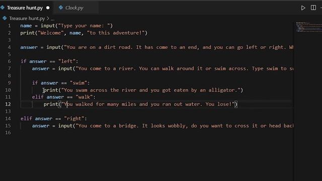 Treasure Hunt Game in Python - Python Project Ideas смотреть онлайн
