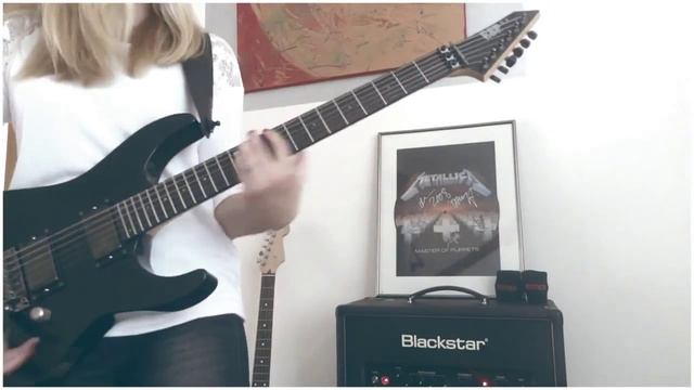 One   Metallica By Cissie On Guitar соло на электрогитаре!