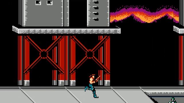 Super Contra (NES) - Area 1: Gates of Fort Fire Storm смотреть онлайн