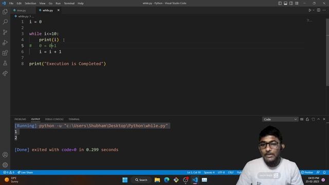 #15 While loop in Python - [English] смотреть онлайн