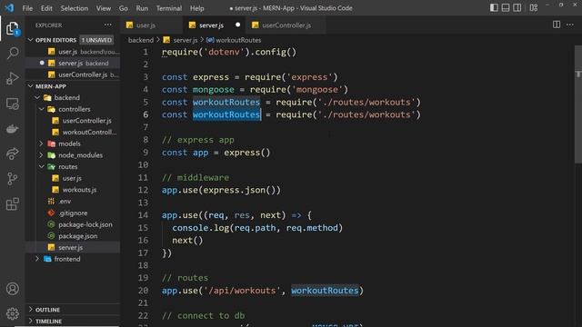MERN Authentication Tutorial #2 - User Routes, Controller & Model смотреть онлайн