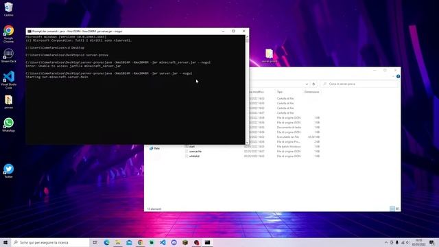 Come Fixare errore: unable to access jarfile (creare server Minecraft) смотреть онлайн