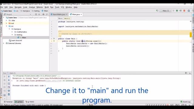 How to solve NoSuchMethodError in Java application смотреть онлайн