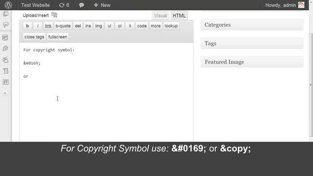 Add Copyright & Trademark symbols in WordPress смотреть онлайн