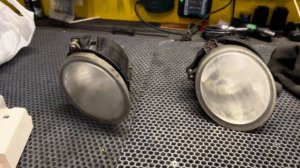 Противотуманки Subaru - Восстановление стекол и установка светодиодных ламп