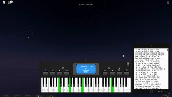 Minecraft OST - Subwoofer Lullaby | Roblox Virtual Piano Cover