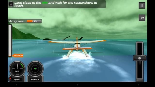 Flight Pilot Simulator 3D | Mission SEARCH | best | airplane l aero plane game смотреть онлайн