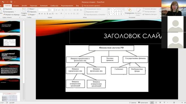Финансовая система РФ смотреть онлайн