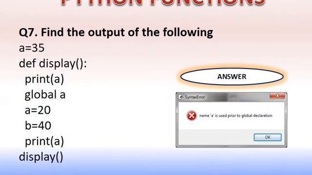 #PythonFunctionsAnswers смотреть онлайн
