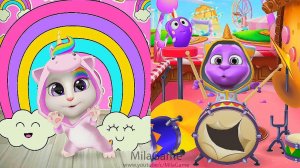 МОЙ ГОВОРЯЩИЙ ТОМ 2 #63 друзья Анджела Ухаживаем за питомцем #Том_2 #Том