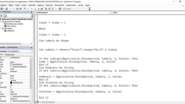 B49 EXCEL VBA BÁSICO 2021 CORRIGINDO ERRO COM A FUNÇÃO VLOOKUP TIPOS INCOMPATÍVEIS смотреть онлайн