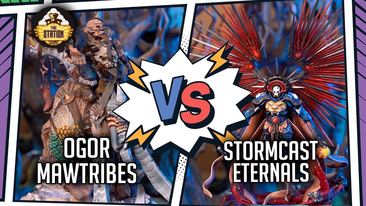 Stormcast Eternals Vs Ogor Mawtribes | Репорт | Age Of Sigmar | 2000 Pts