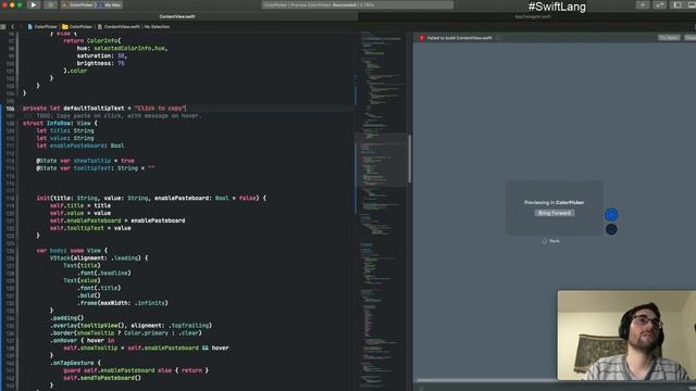 Building a color picker macOS App - Swift and chill livestream 2 смотреть онлайн