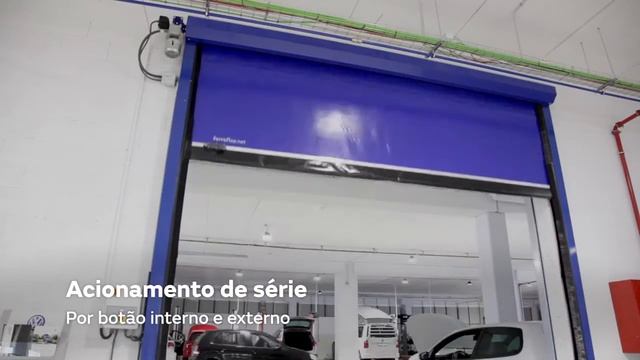 Porta Rápida Enrolável De Aço Ferroflex