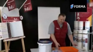 Покраска стеклообоев