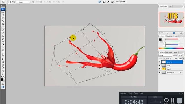 PhotoShop Bangla Tutorial Part-27 | Ink Splashes Effect Photoshop Tutorial | смотреть онлайн