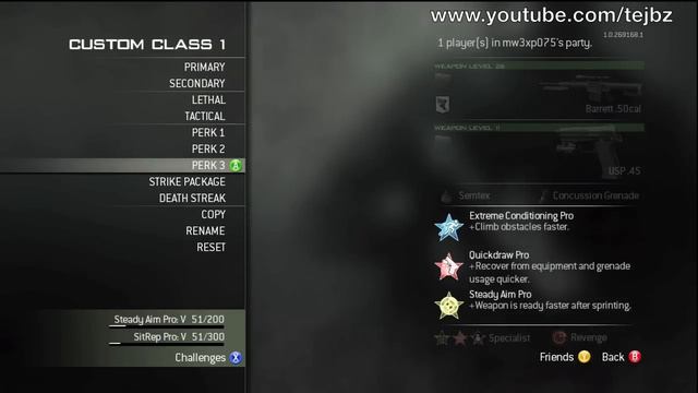 MODERN WARFARE 3 - Perks, Guns, Proficiencies, Killstreaks, Pointstreaks and Specialist смотреть онлайн