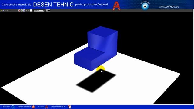 Fragment de lectie: Definirea proiectiilor plane in desen tehnic, soft educational смотреть онлайн