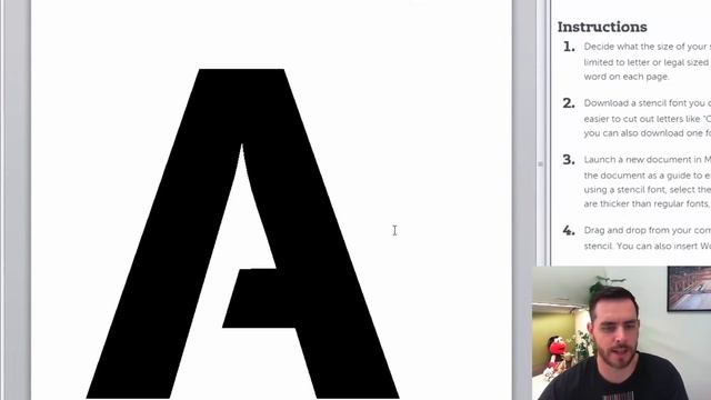 How to Make Stencils With Microsoft Word смотреть онлайн