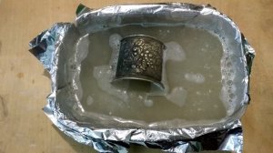 Как почистить мельхиоровый подстаканник "Ягодки"/How to clean the nickel-silver cup holder "Berries