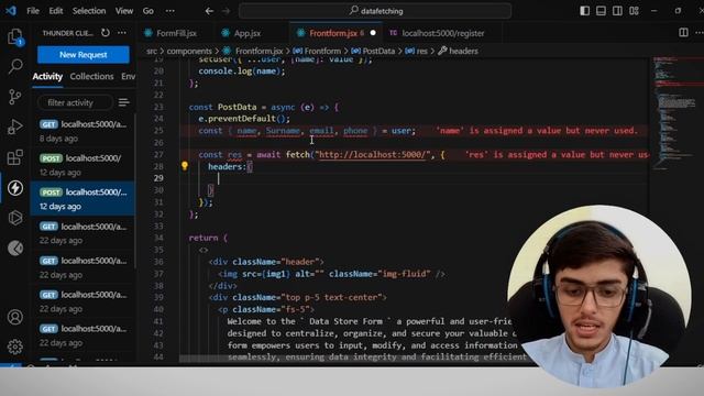 How to Send React Form Data Into MongoDB смотреть онлайн