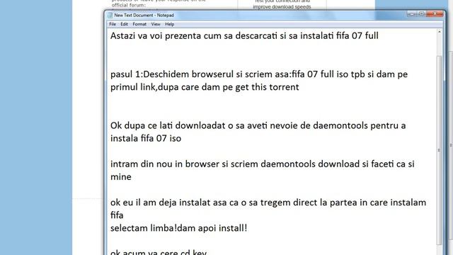 Cum sa instalezi si sa descarci fifa 07 full смотреть онлайн