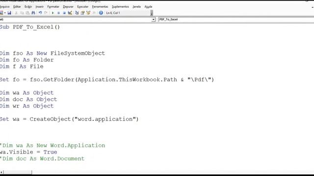 Como Converter Pdf para Planilha Excel | Macro Excel | Pdf Conversão смотреть онлайн