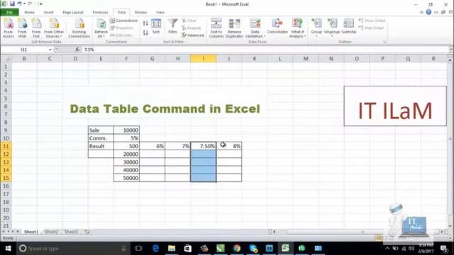 Microsoft Excel Tutorial: Data Table in Excel in Urdu - Complete Guide in Hindi | смотреть онлайн
