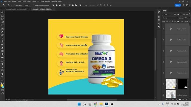 Photoshop Tutorial - E-commerce product banner design | Social Media Post Design in Photoshop смотреть онлайн