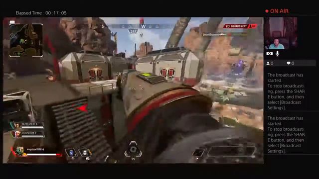 kingdizzal1988's Live PS4 Broadcast for free apex coins смотреть онлайн