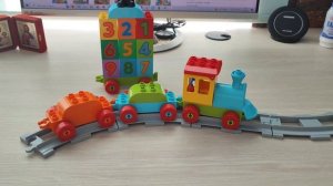 Лего Дупло (Lego Duplo) мой первый поезд 10847 обзор (review) RUS