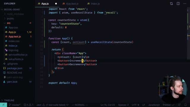 RecoilJS - State Management Library For React - Let's Build An Example App смотреть онлайн