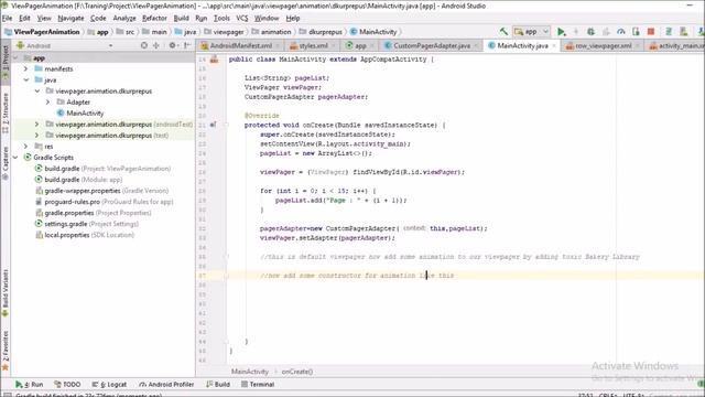 VIewpager Animation Android just in 2 min (Source code available) смотреть онлайн