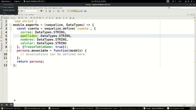 1 creacion de modelos sequelize смотреть онлайн