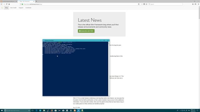 Instalación de Slim Framework 3.9 смотреть онлайн
