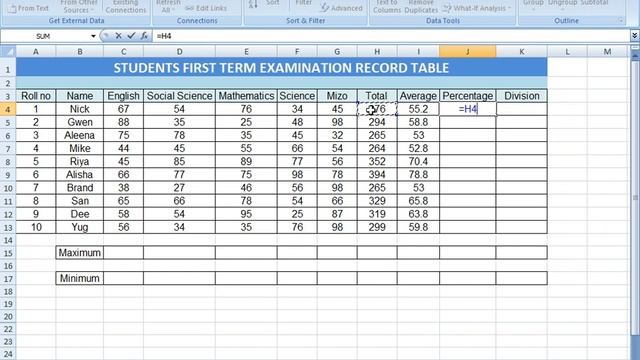 Teacher must know how to maintain Student Examination Record in Excel смотреть онлайн
