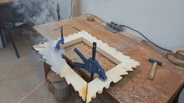 Выжигаем большую рамку .часть 1 смотреть онлайн