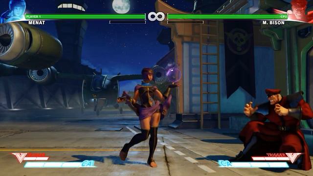 Street Fighter V: A short combo video of Menat (V-trigger combo concepts) смотреть онлайн