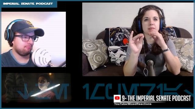 Reactors Reaction To Ashoka Mentioning Admiral Thrawn On The Mandalorian Episode 5 | Mixed Reaction смотреть онлайн